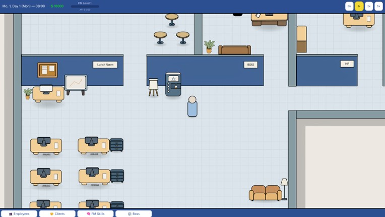 Project manager SIM screenshot