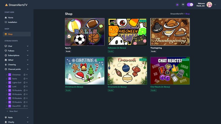 StreamAlertsTV screenshot