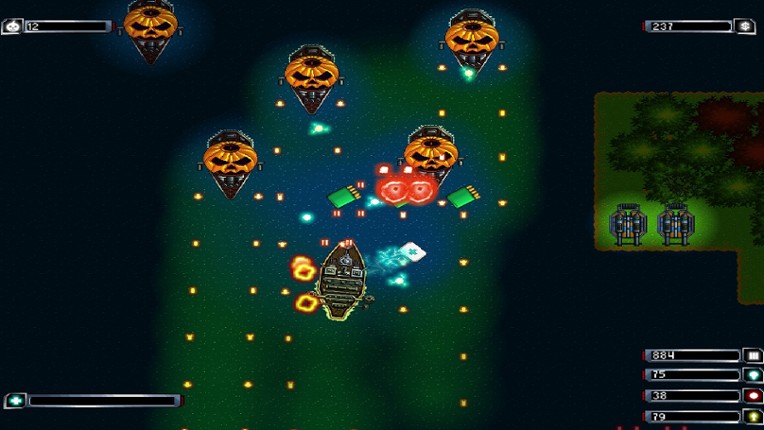 Warships On The Halloween Night screenshot