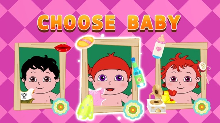 Belle little newborn babysitter (Happy Box) baby care game for kids screenshot