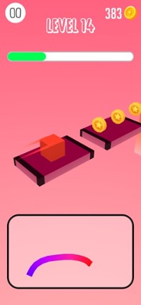 Draw Jump 3D : Bouncy Cube screenshot
