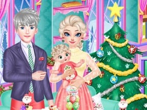 Frozen Family Christmas Preparation Image