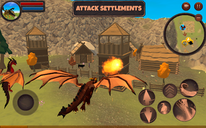 Dragon Simulator 3D screenshot