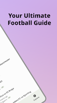 Live Football On TV Guide Image