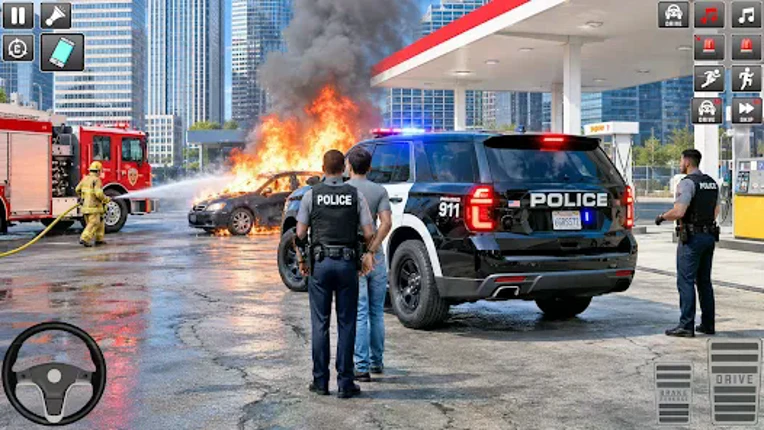 police Simulator: police car screenshot