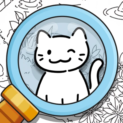 Peek-a-Pet: Find the Cat Image