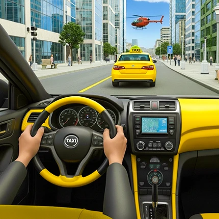 Taxi Car Driving: Taxi Games Image