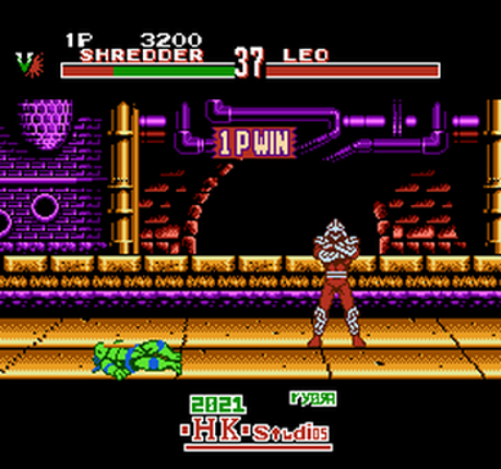 TMNT: Tournament Fighters (NES) (Roster Hack) screenshot