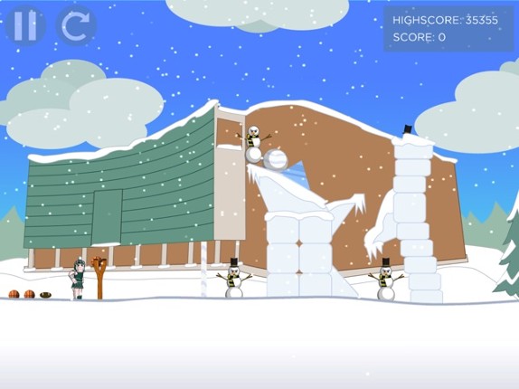 Grumpy Snowmen screenshot