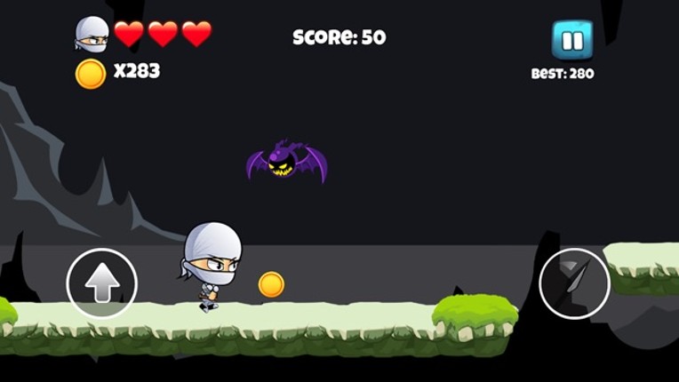 Ninja vs Zombie - Fun Jump , Run & Fight Adventure screenshot
