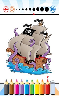 Pirate Coloring Book - Activities for Kids Image