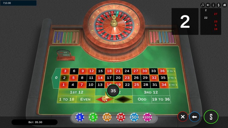 Roulette Pro Simulator screenshot