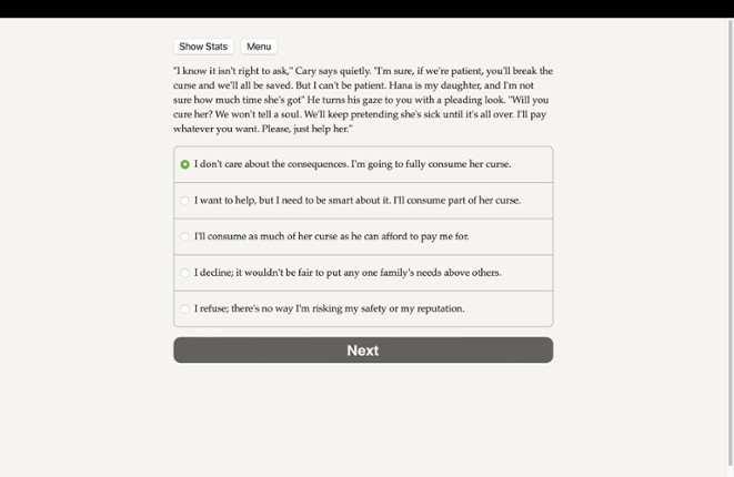 Shadow of the Curse-Eater screenshot