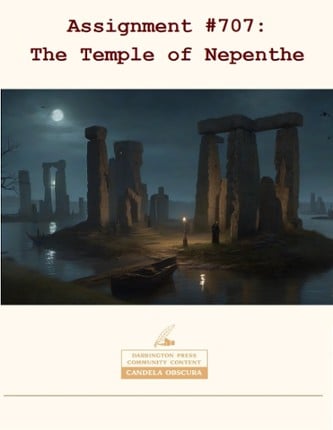 The Temple of Nepenthe TTRPG Game Cover