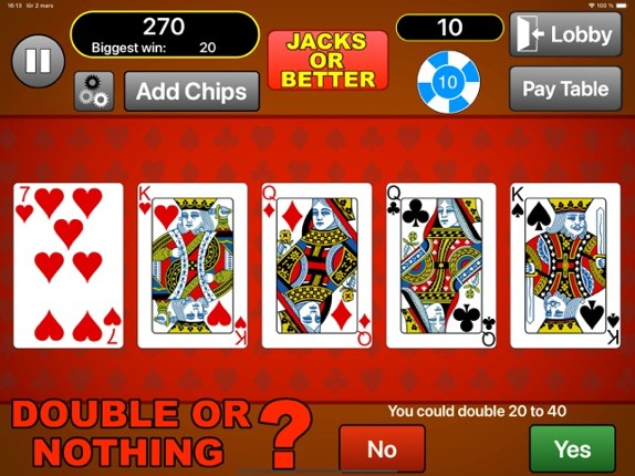 Allsorts Video Poker screenshot