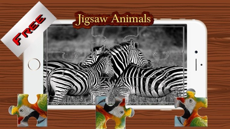 Animals Photo Jigsaw Puzzle - Magic Amazing HD Puzzle for Kids and Toddler Learning Games Free screenshot