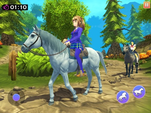 Anime Girl Life High School 3D screenshot