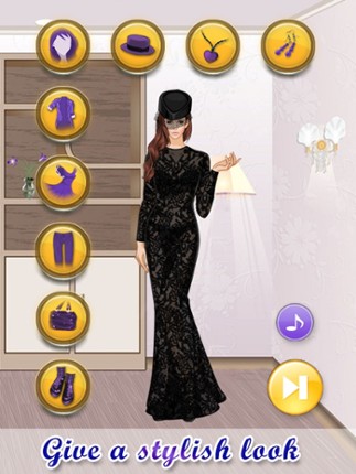 Aristocratic Dressup: Paris. Dress up a french princess with fashion clothes. screenshot