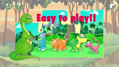 Dinoland : dinosaur life jigsaw puzzle Image