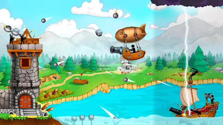 The Catapult: Stickman Pirates Image