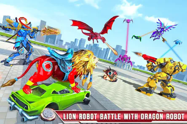 Dragon Robot Car Transform Image
