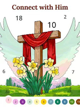 Bible Coloring Paint By Number screenshot