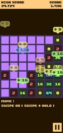 2048 Merge screenshot