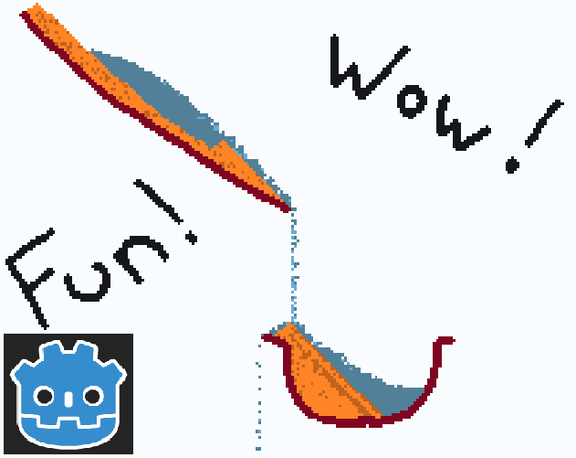 Games like Godot 4.1 Pixel Tilemap Physics Simulator