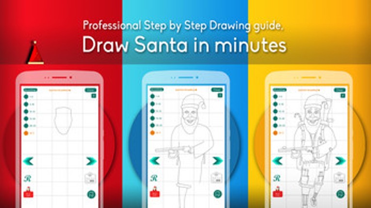 How to draw Santa Claus Step by Step screenshot