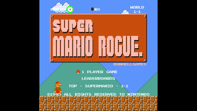 Super Mario Rogue Game Cover