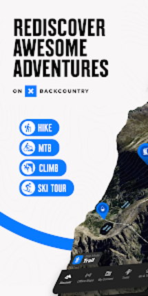 onX Backcountry Trail Maps GPS screenshot