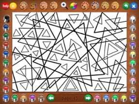 Geometric Designs Coloring Image