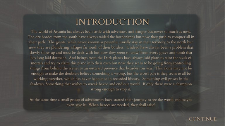 Heroes of Arcania screenshot