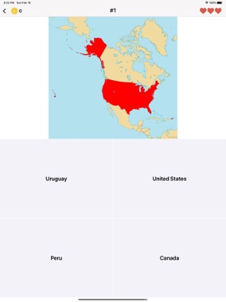 Maps and Countries screenshot