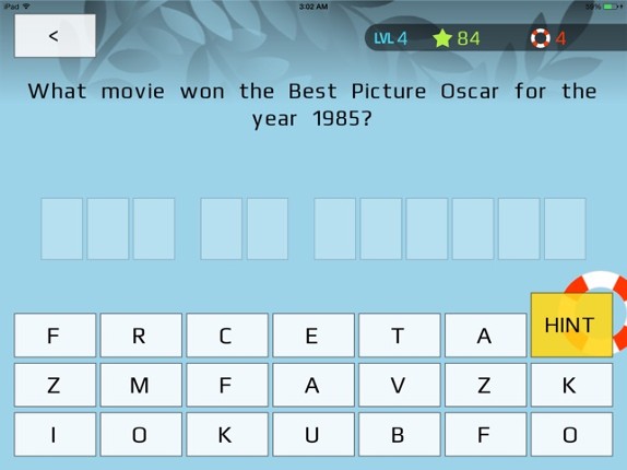 Oscar Winners Trivia screenshot