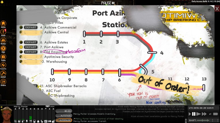 Ostranauts screenshot