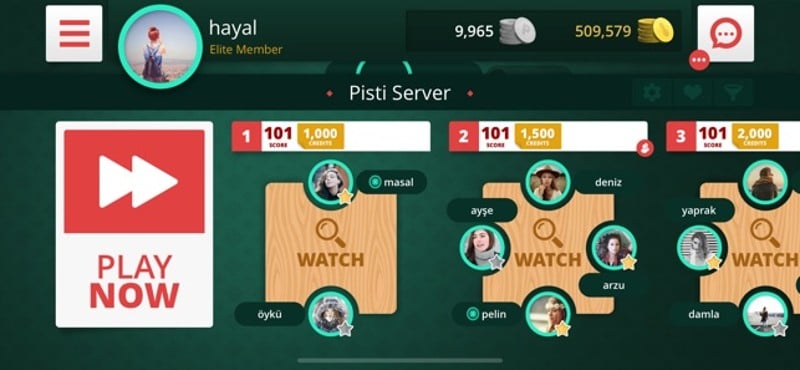 Pişti - Online screenshot