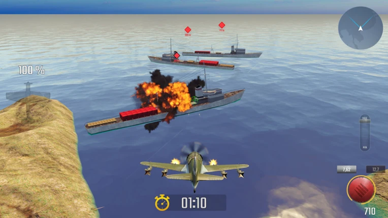 WWII AIRPLANE FIGHT - Battle War Squad screenshot