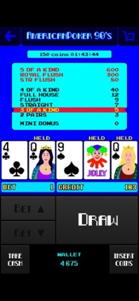 American Poker 90's Casino Image