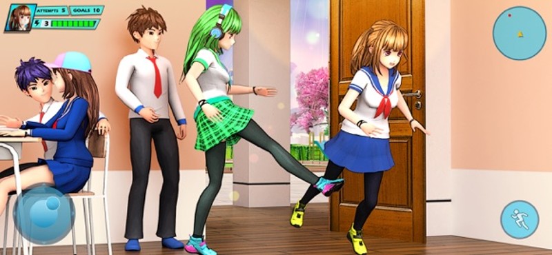 Anime Girl High School Life Image