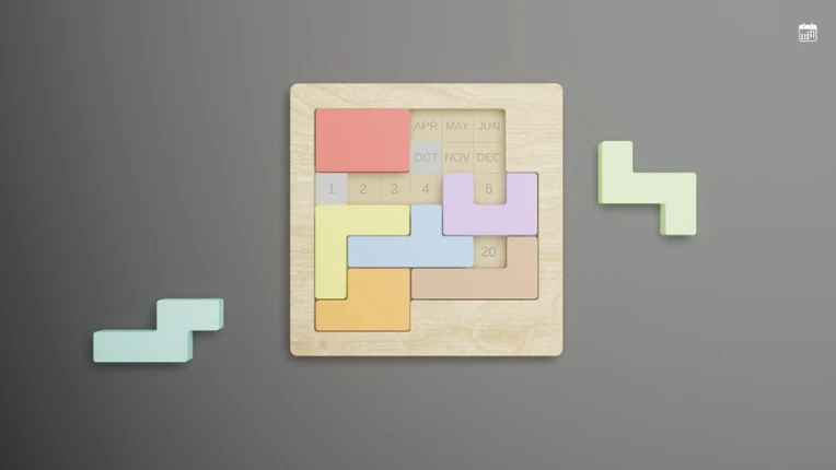 Calendar Puzzle screenshot