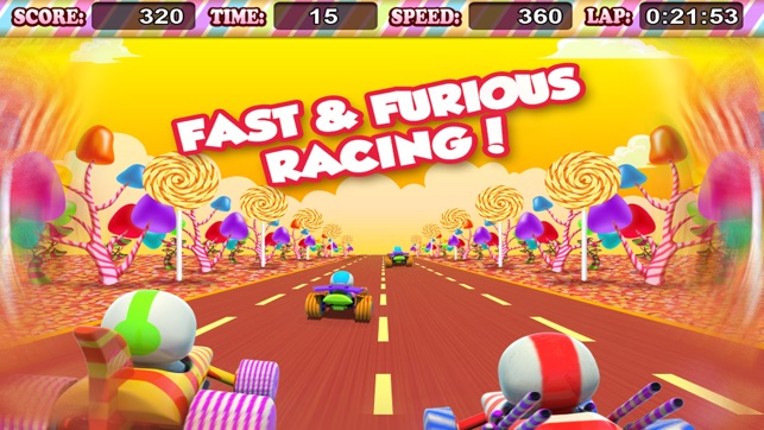 Candy Kart Racing 3D Lite - Speed Past the Opposition Edition! Image