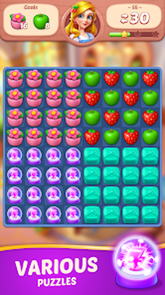 Fruit Diary - Match 3 Games screenshot