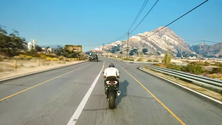 Highway Bike Traffic Racer 3D Image