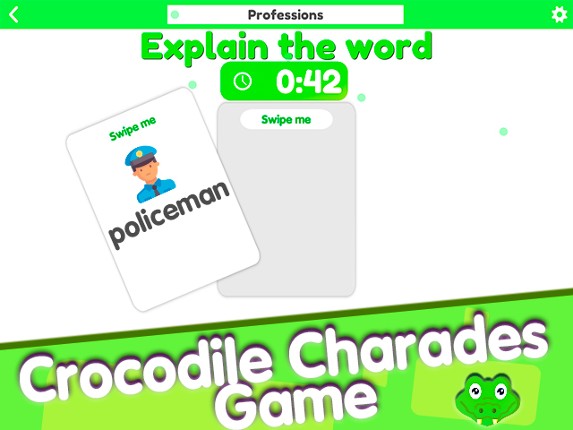 Crocodile Charades Game Image
