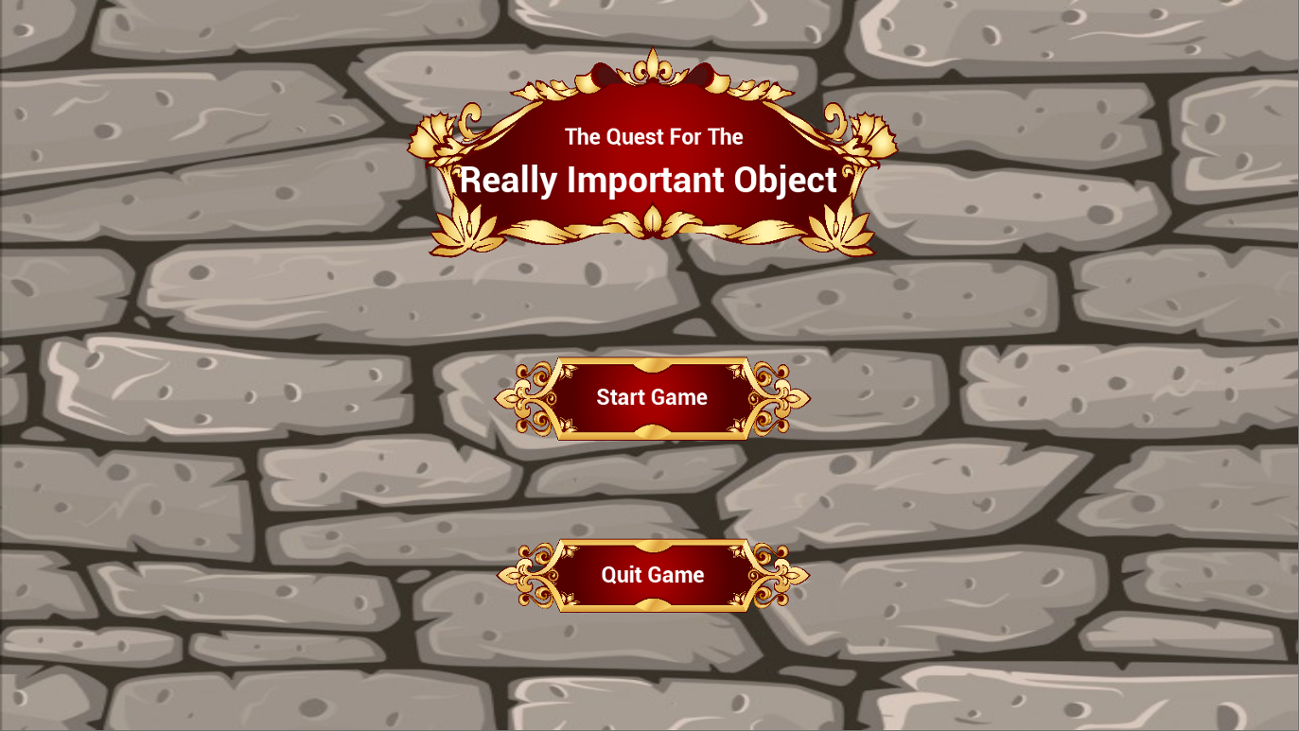 Games like The Quest For The Really Important Object