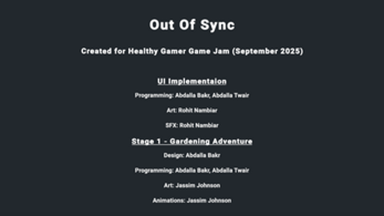 Out Of Sync~ Image