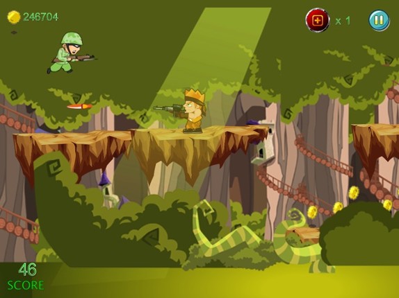 Soldier Sniper Shooter Jungle Battlefield - Run Jump &amp; Shoot Evil Quest Free screenshot