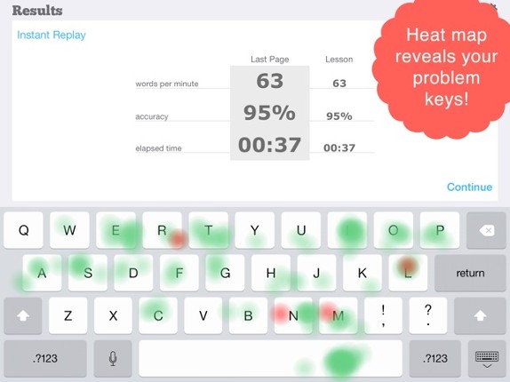 TapTyping - typing trainer screenshot