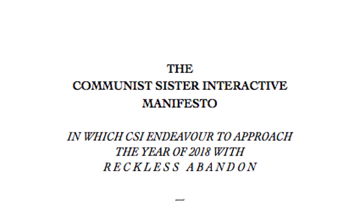 The Communist Sister Interactive Manifesto Game Cover